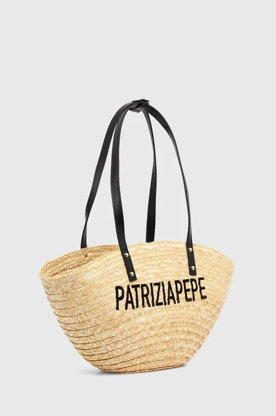 Пляжна сумка Patrizia Pepe бежевий