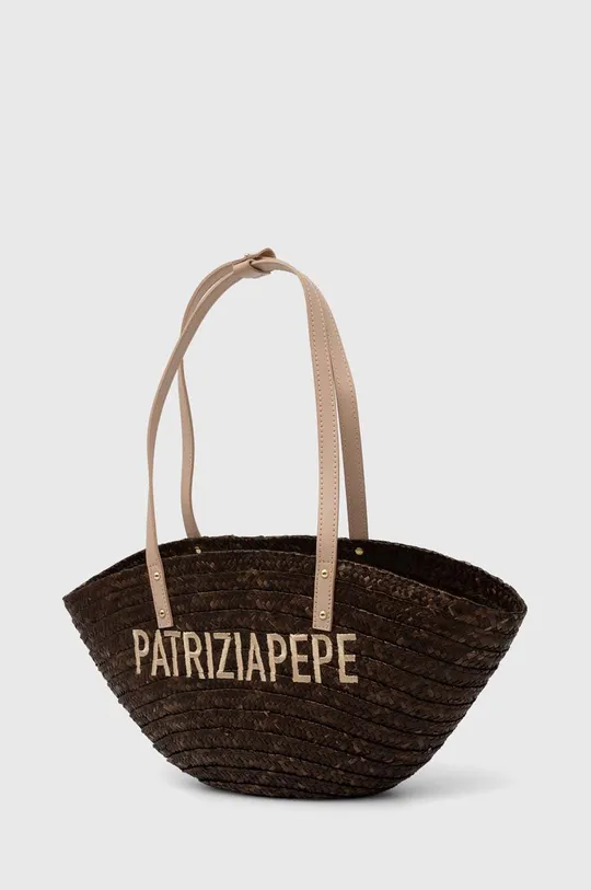 Пляжна сумка Patrizia Pepe коричневий