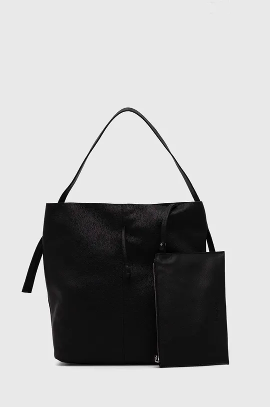 чорний Шкіряна сумочка Marc O'Polo Жіночий