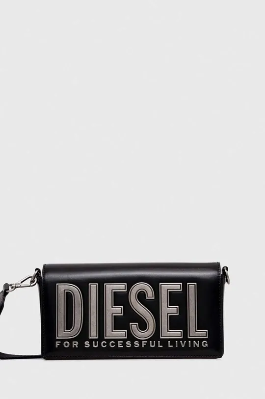 czarny Diesel torebka skórzana Damski