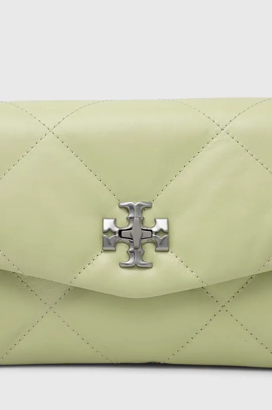 zelená Kožená kabelka Tory Burch Kira Diamond Quilt