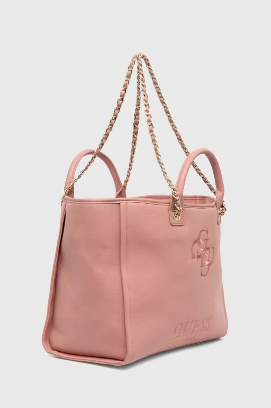 Пляжна сумка Guess CANVAS рожевий