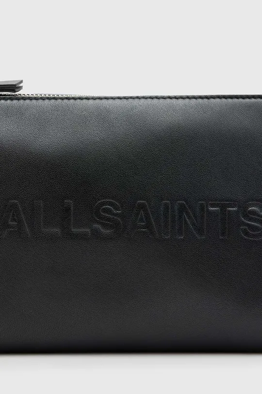 crna Kožna pismo torbica AllSaints EMILE