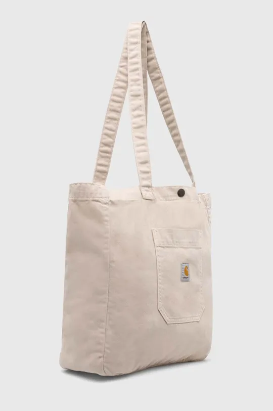 Βαμβακερή τσάντα Carhartt WIP Garrison Tote μπεζ