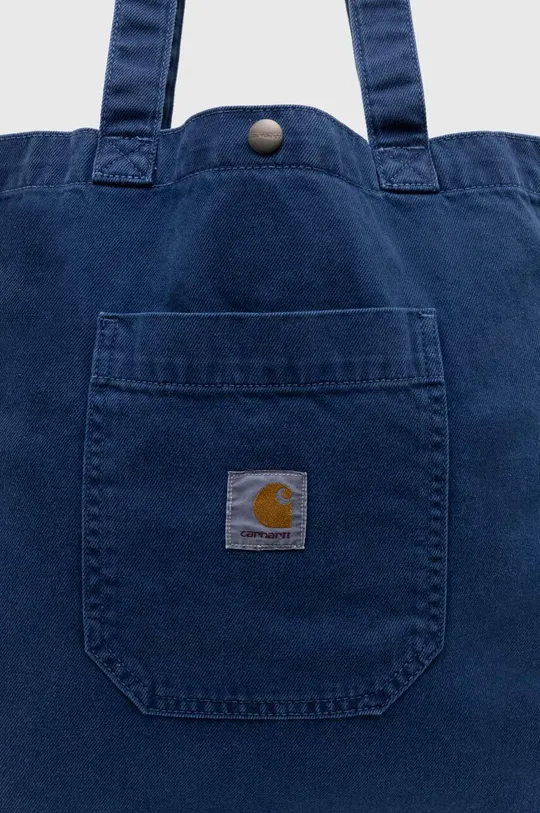 σκούρο μπλε Βαμβακερή τσάντα Carhartt WIP Garrison Tote
