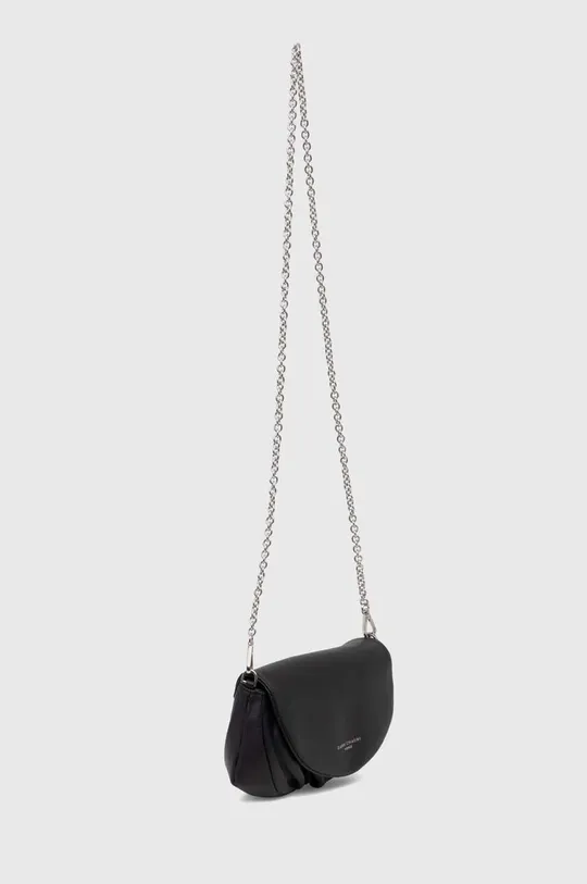Usnjena torbica Gianni Chiarini črna