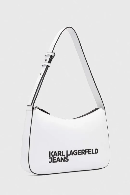 Karl Lagerfeld Jeans torebka ESSENTIAL LOGO BAGUETTE biały