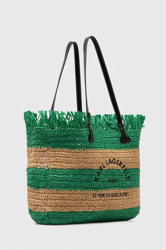 Plážová taška Karl Lagerfeld zelená
