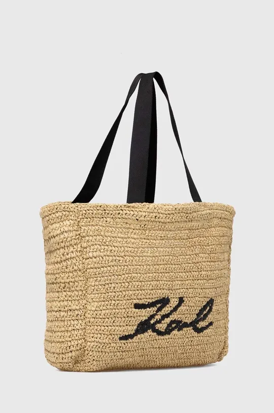 Plážová taška Karl Lagerfeld béžová