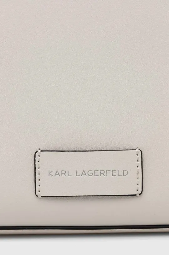 bianco Karl Lagerfeld borsa a mano in pelle