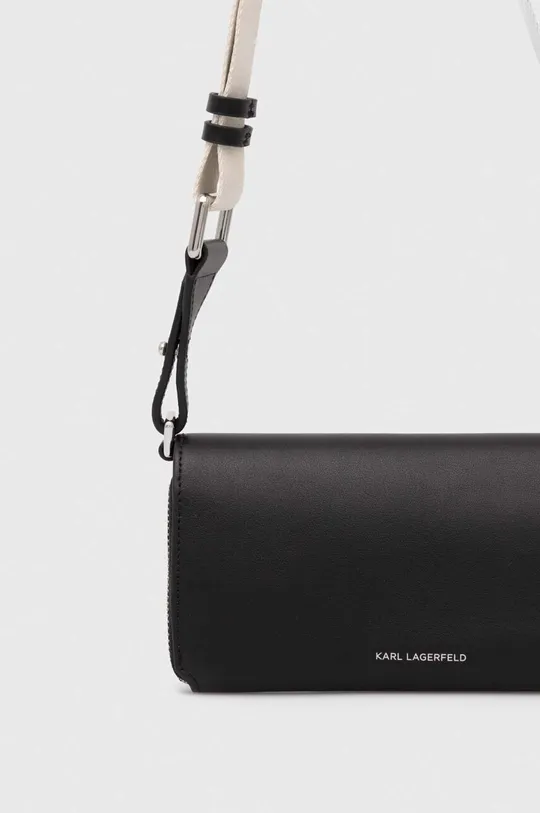 Kožená kabelka Karl Lagerfeld 100 % Prírodná koža