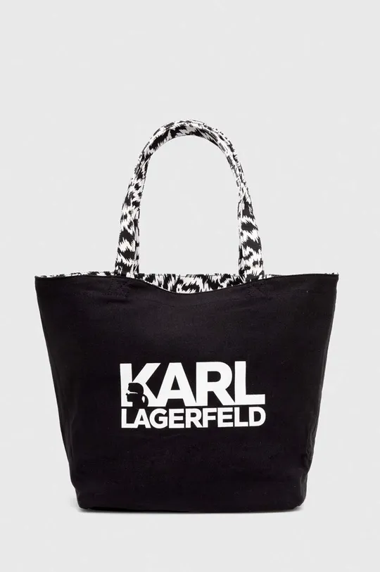 Karl Lagerfeld borsa a mano in cotone