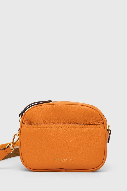 oranžna Usnjena torbica Gianni Chiarini Ženski