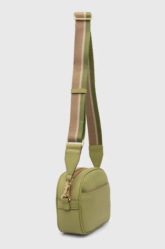 Usnjena torbica Gianni Chiarini zelena