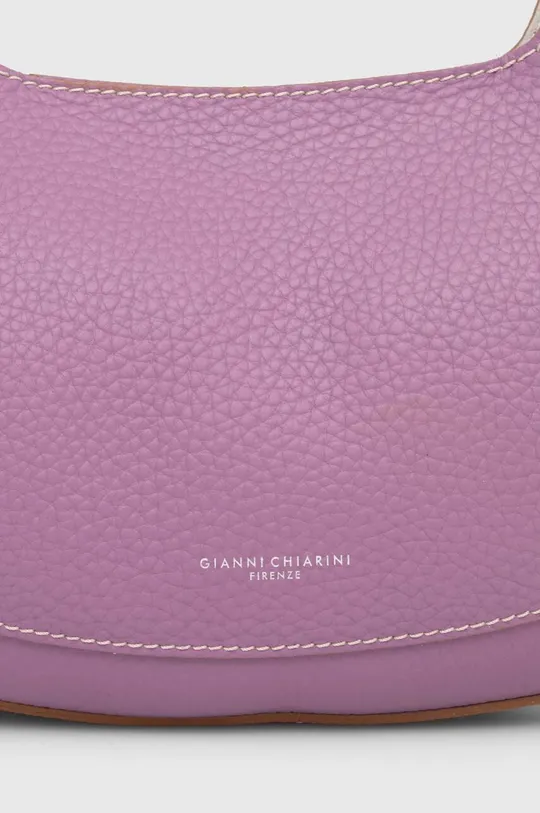 fioletowy Gianni Chiarini torebka skórzana