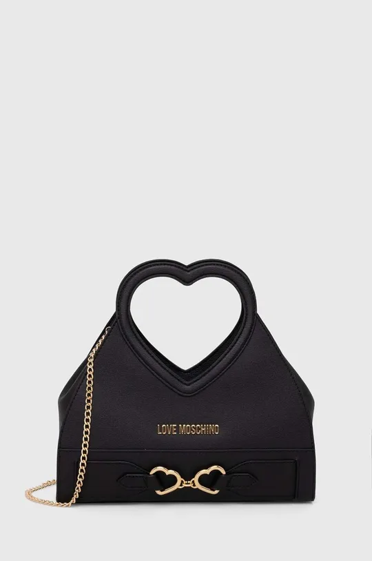 μαύρο Δερμάτινη τσάντα Love Moschino Γυναικεία