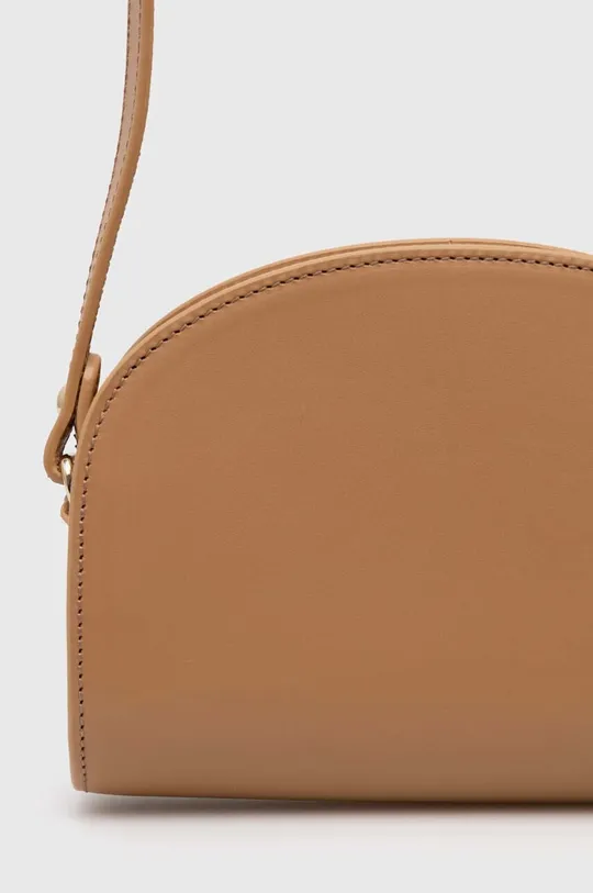 A.P.C. bőr táska sac demi-lune mini Jelentős anyag: 100% természetes bőr