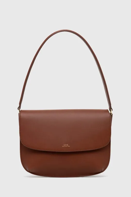 brown A.P.C. leather handbag sac sarah shoulder Women’s