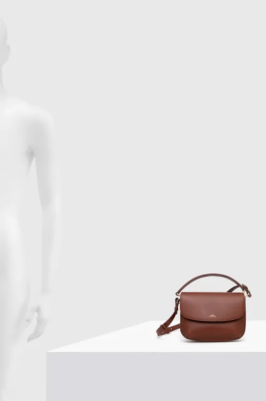 A.P.C. leather handbag sac sarah shoulder mini