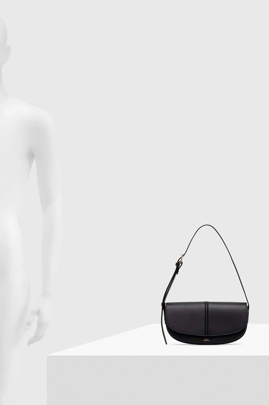 A.P.C. borsa a mano in pelle sac betty shoulder