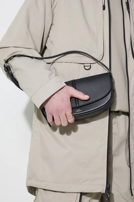 A.P.C. leather handbag sac betty shoulder