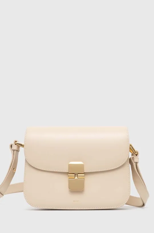 beige A.P.C. leather handbag sac grace small Women’s