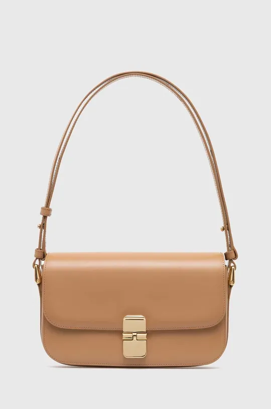 brown A.P.C. leather handbag sac grace baguette Women’s