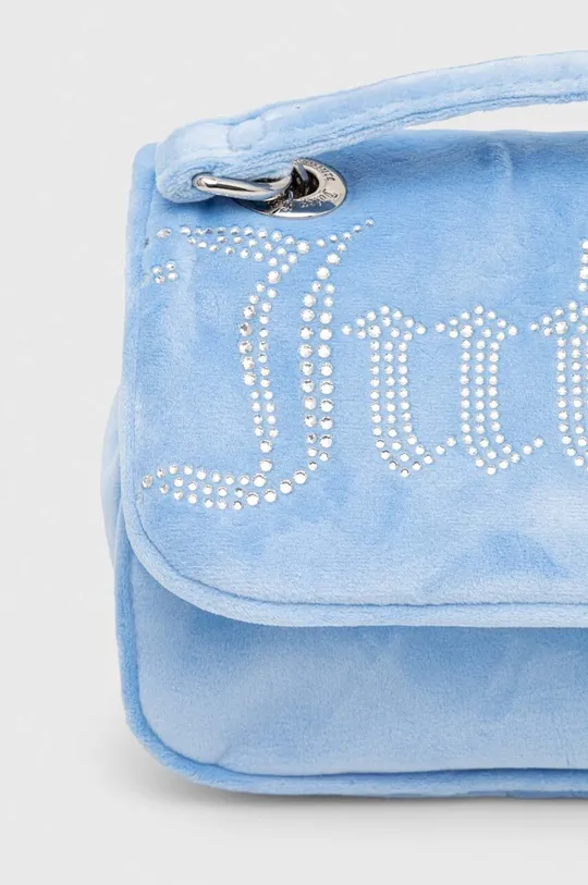 μπλε Βελούδινη τσάντα Juicy Couture