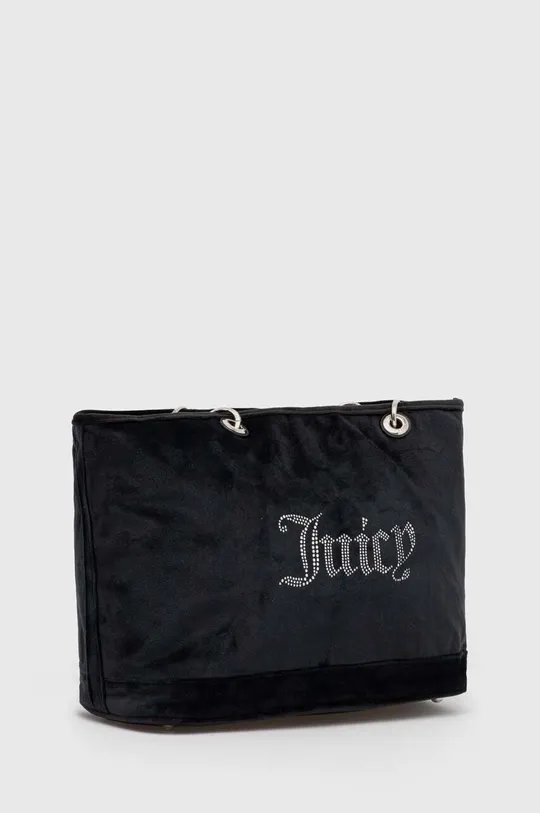 Zamatová kabelka Juicy Couture čierna
