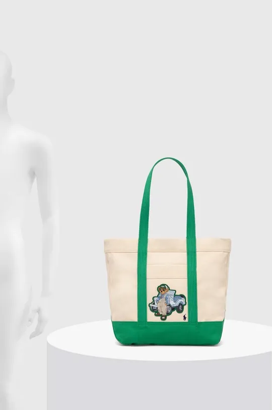 Βαμβακερή τσάντα Polo Ralph Lauren