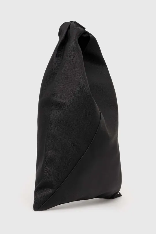 Кожена чанта MM6 Maison Margiela Classic Japanese Handbag черен