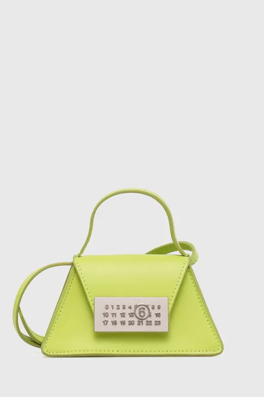 зелен Кожена чанта MM6 Maison Margiela Жіночий