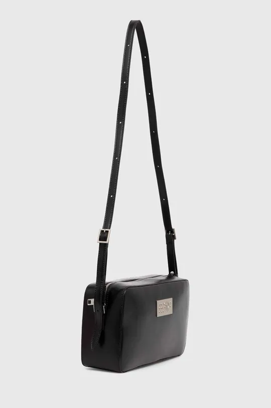 Δερμάτινη τσάντα MM6 Maison Margiela Numeric μαύρο