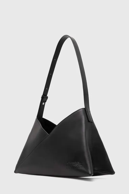 MM6 Maison Margiela leather handbag Japanese 6 Baguette Soft black