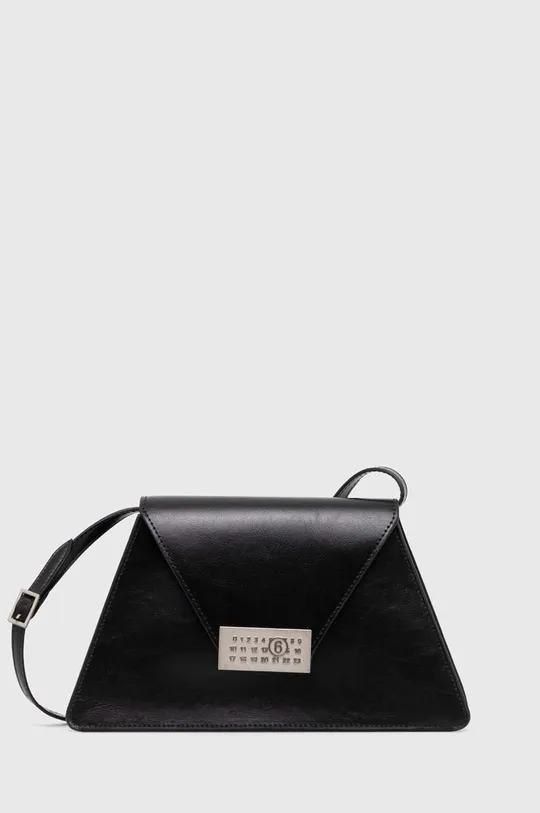 black MM6 Maison Margiela leather handbag Numeric Bag Medium Women’s