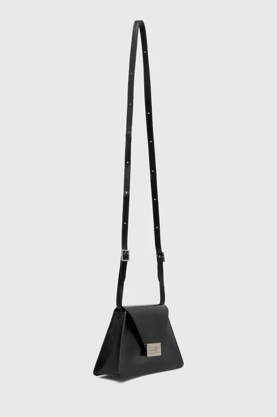 Kožna torba MM6 Maison Margiela Numeric Bag Medium crna