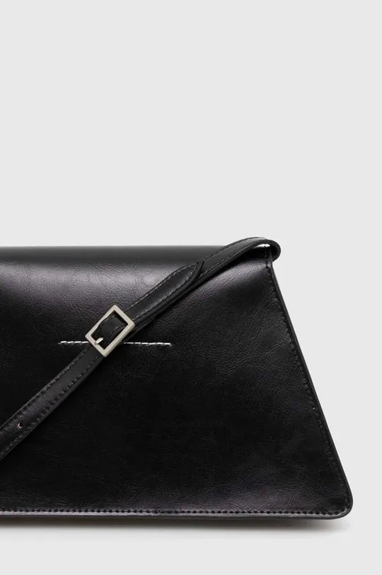 MM6 Maison Margiela leather handbag Numeric Bag Medium Insole: 76% Polyurethane, 17% Polyester, 7% Viscose Main: 100% Box calf leather Application: 94% Zinc alloy, 4% Aluminum, 2% Copper