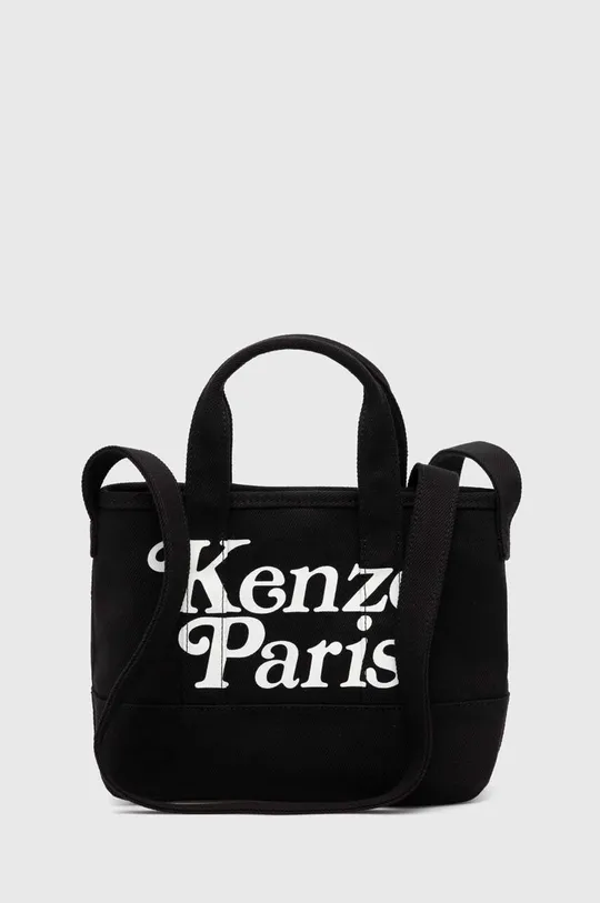 negru Kenzo geanta de bumbac Small Tote Bag De femei