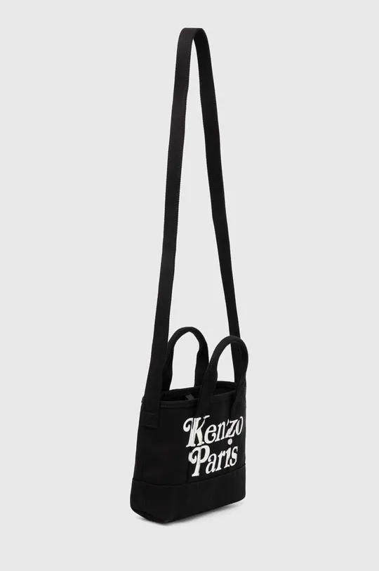 Бавовняна сумка Kenzo Small Tote Bag чорний