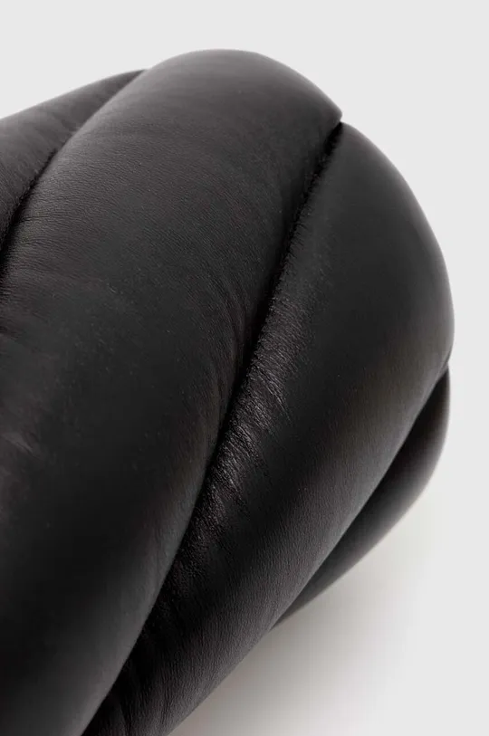 negru Fiorucci poseta de piele Black Leather Mella Bag