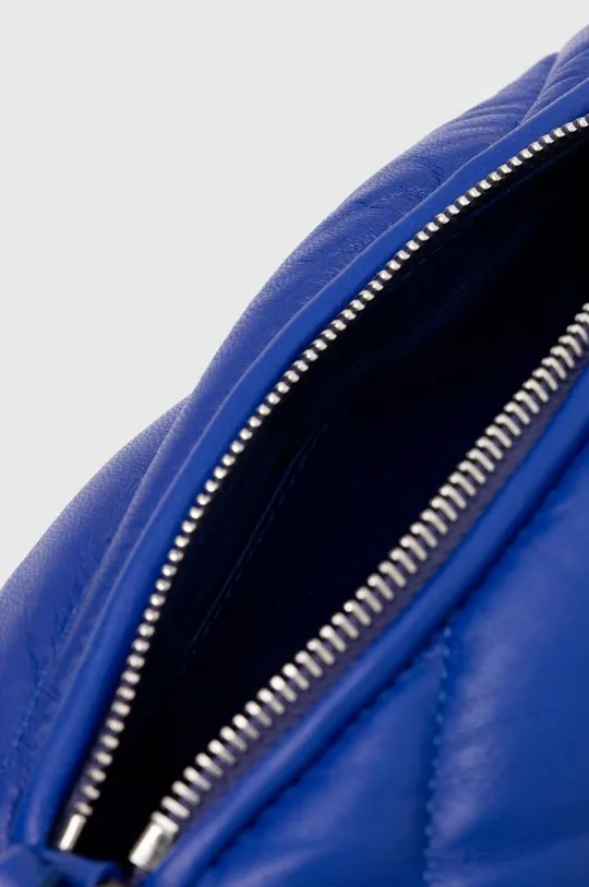 Δερμάτινη τσάντα Fiorucci Electric Blue Leather Mini Mella Bag Γυναικεία