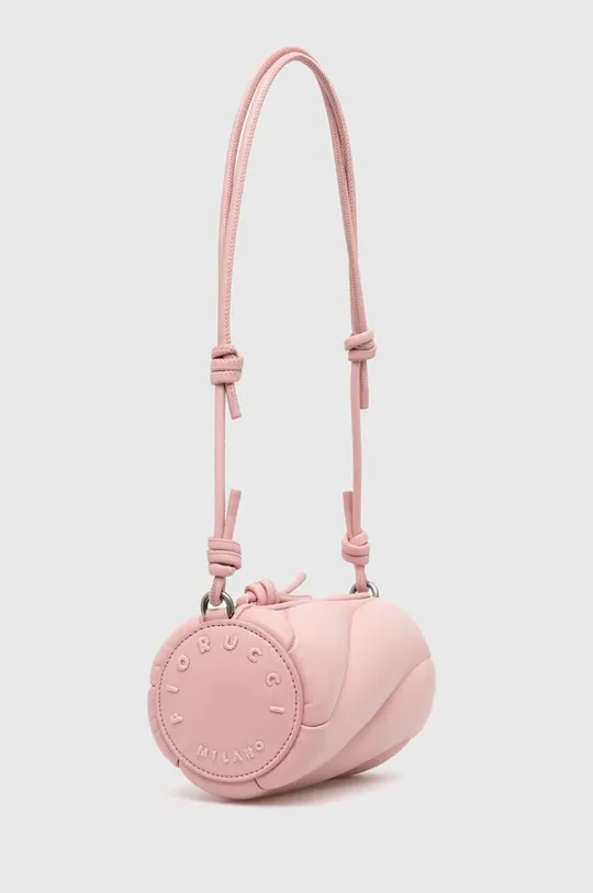 розовый Кожаная сумочка Fiorucci Baby Pink Leather Mini Mella Bag Женский