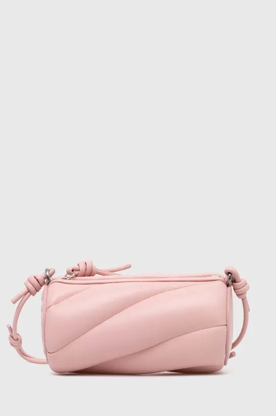 Fiorucci poseta de piele Baby Pink Leather Mini Mella Bag roz