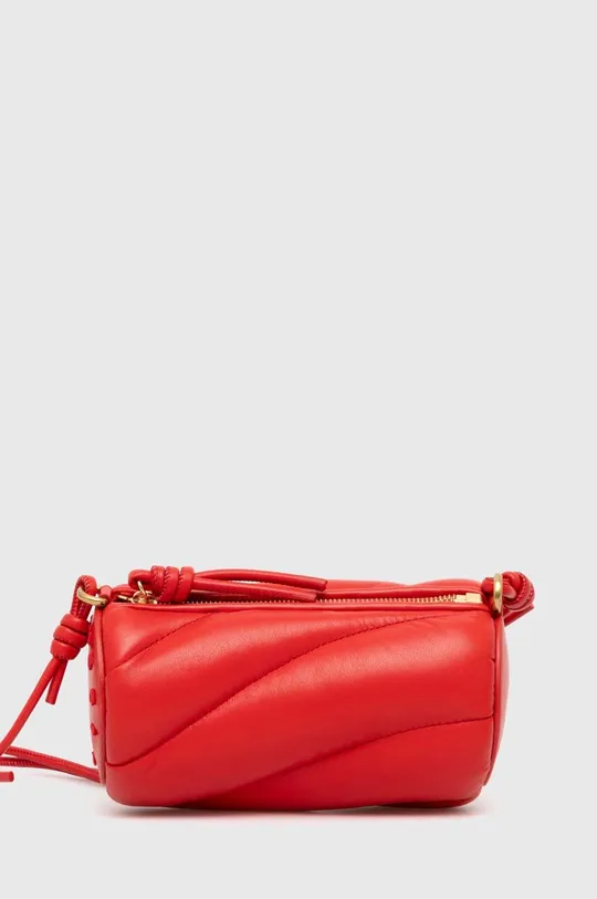 Kožená kabelka Fiorucci Mini Mella červená
