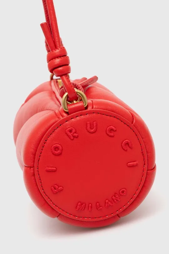 red Fiorucci leather handbag Mini Mella