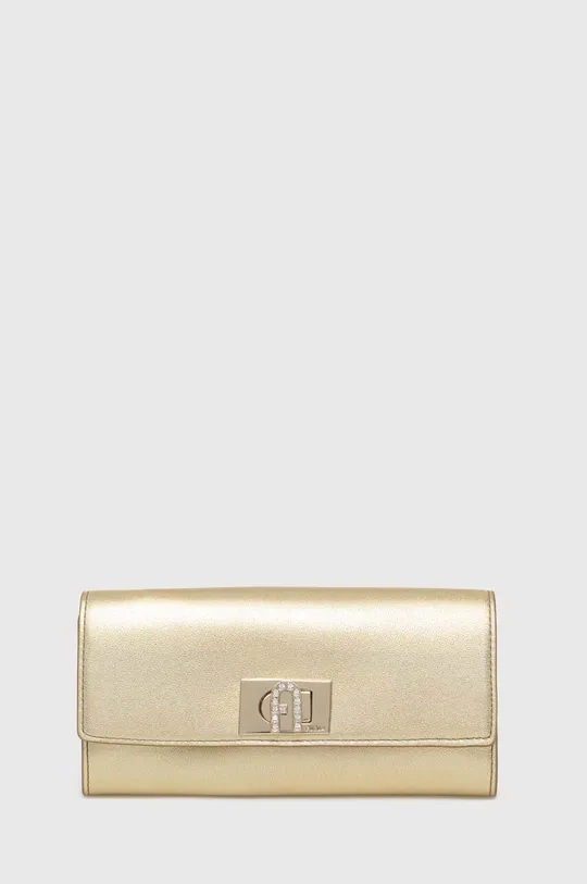 zlatá Kožená peňaženka Furla Dámsky
