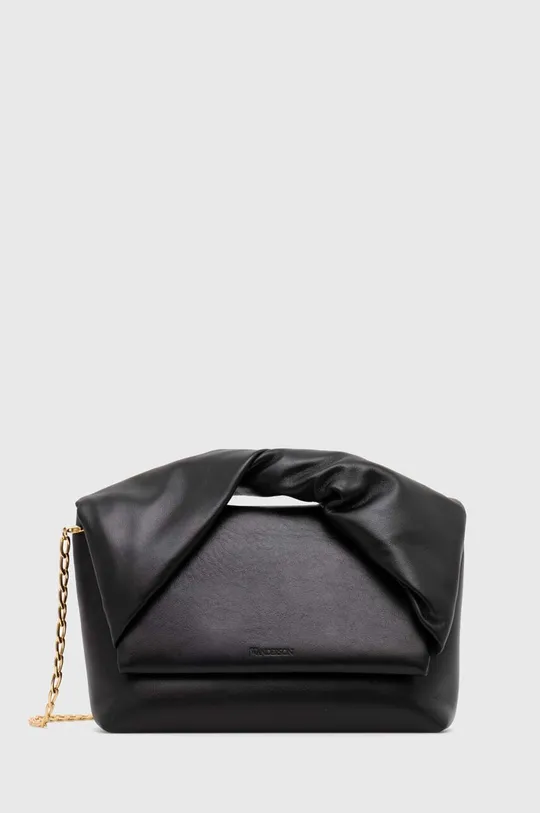 чёрный Кожаная сумочка JW Anderson Large Twister Bag Женский