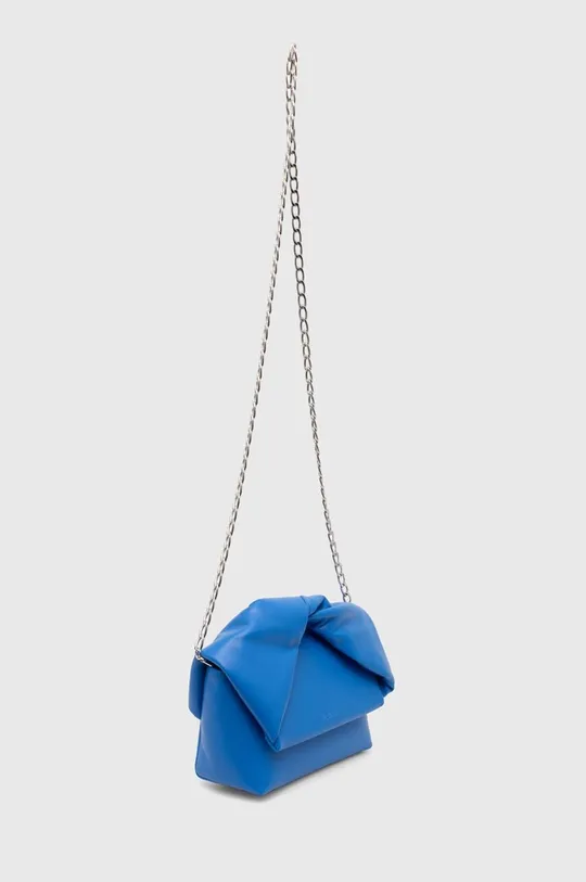 Кожаная сумочка JW Anderson Midi Twister Bag голубой