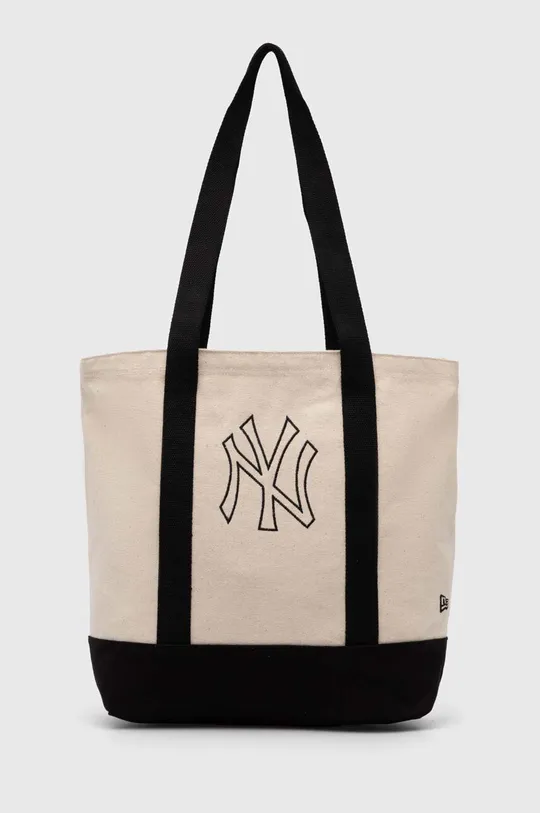 μπεζ Βαμβακερή τσάντα New Era MLB MICRO NEW YORK YANKEES Γυναικεία