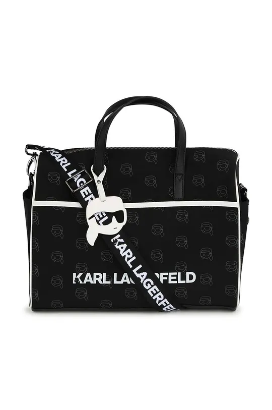 μαύρο Τσάντα τρόλεϊ με λειτουργία κύλισης Karl Lagerfeld Παιδικά